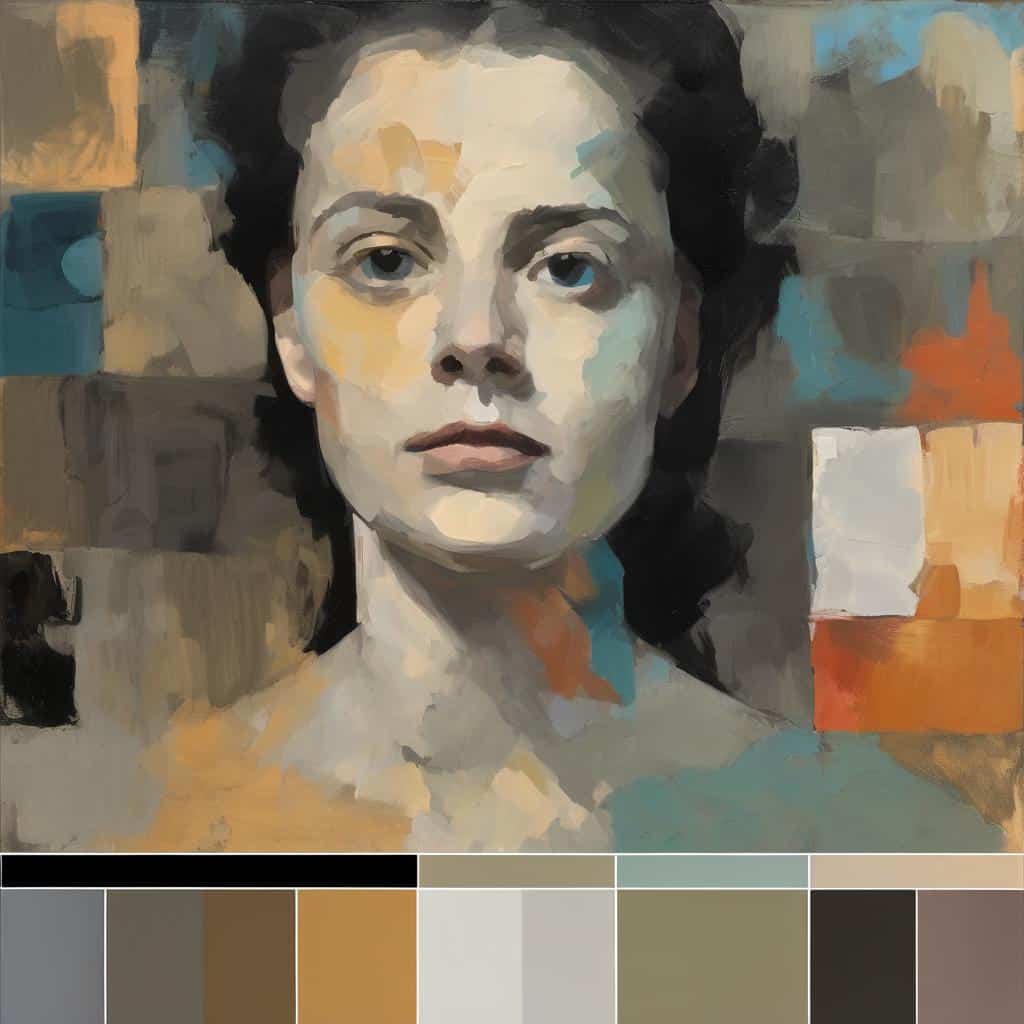 Οπτική τέχνη και τοπίο ως πηγή έμπνευσης σε ζωγραφική πορτρέτου.